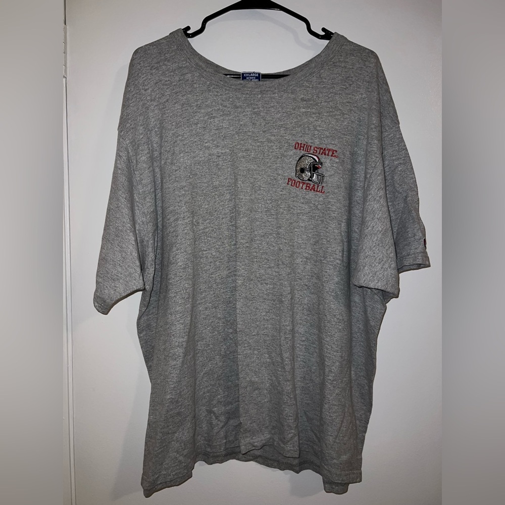 Unisex Ohio State Buckeyes Football T-Shirt Grey